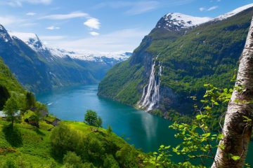 Skageflå ved Geirangerfjorden, Stranda.