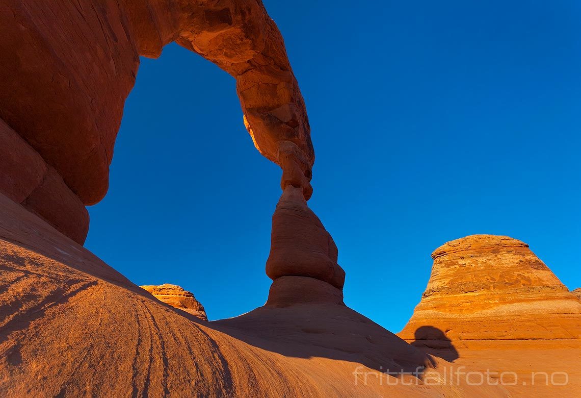 Delicate Arch i Arches National Park, Utah, USA.<br>Bildenr 20080318-505.