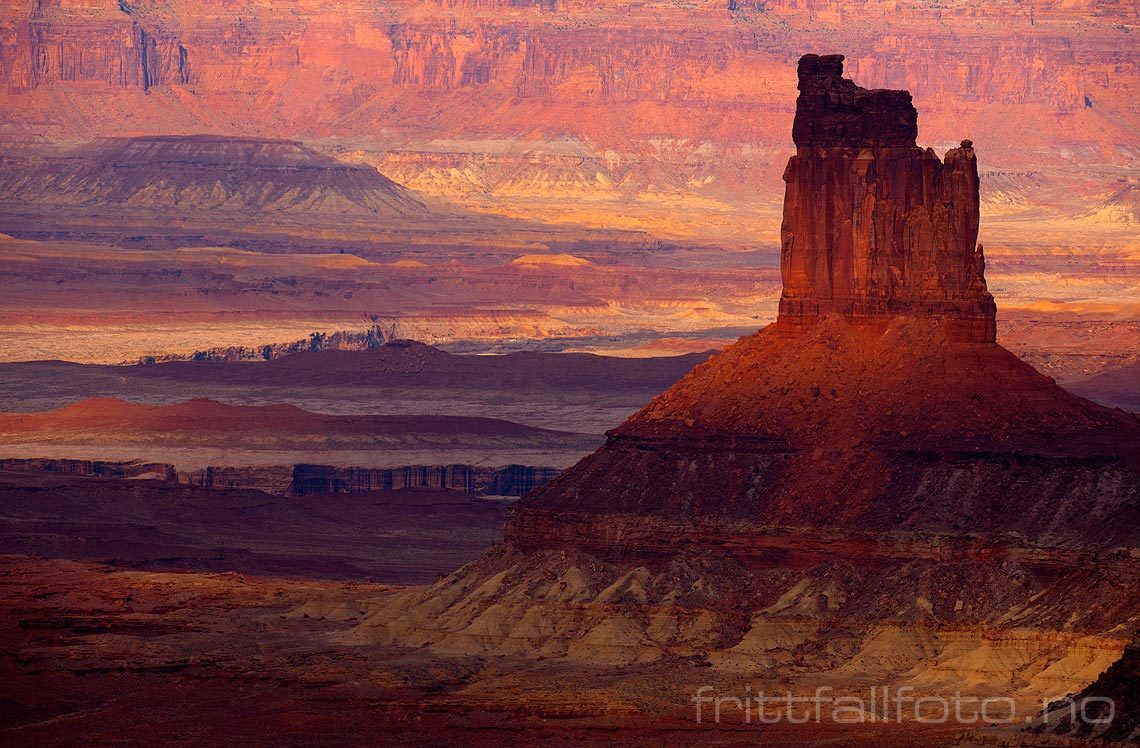 Candlestick Tower i Canyonlands National Park,  Utah, USA.<br>Bildenr 20080320-086.