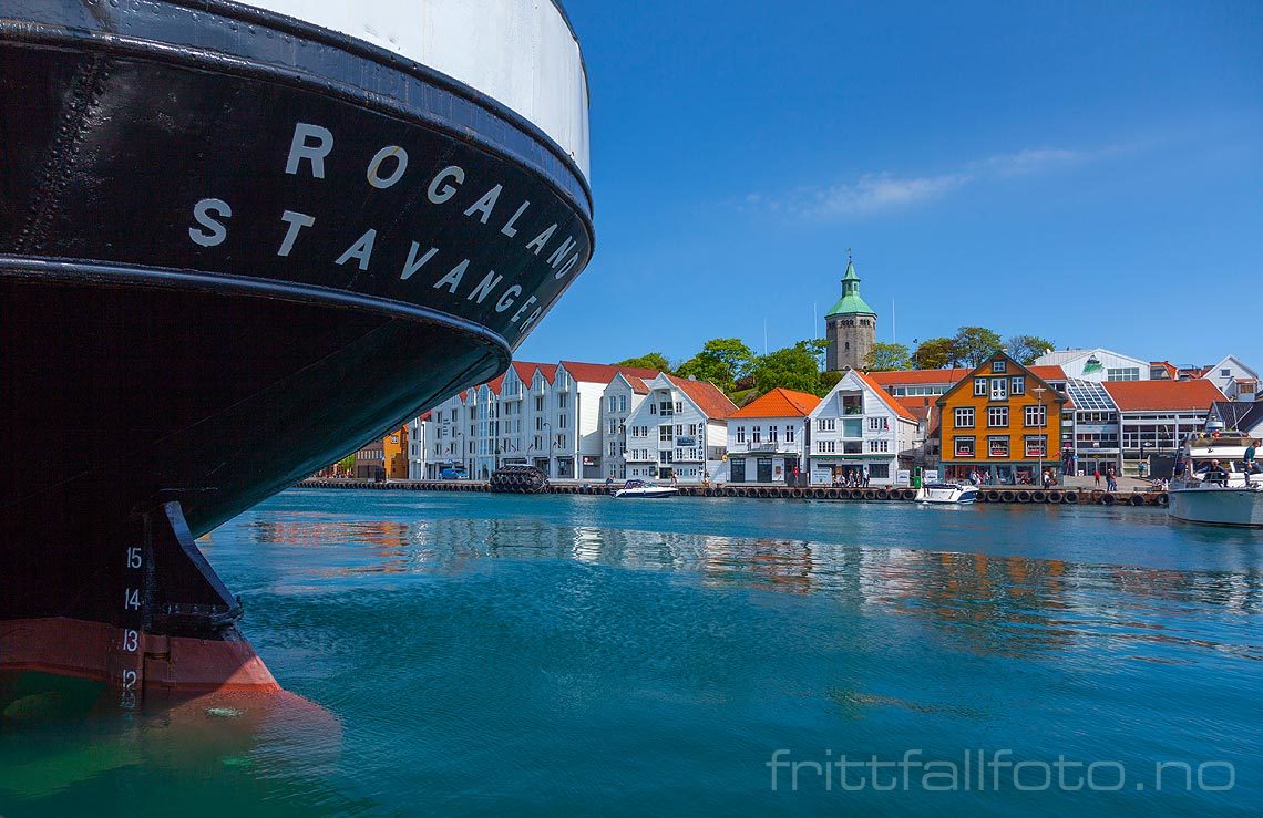 M/S 'Rogaland' ved Vågen i Stavanger, Stavanger, Rogaland<br>Bildenr 20140518-521.