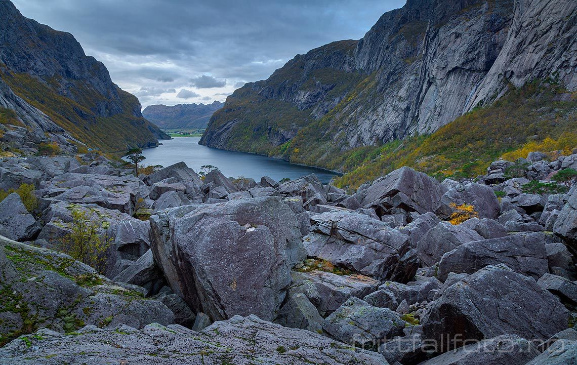 Ved Gloppedalsura nær Indre Vinjavatnet, Bjerkreim, Rogaland<br>Bildenr 20151012-431.