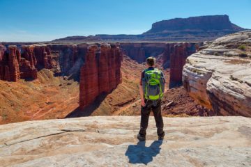 Monument Basin i Canyonlands National Park, Utah.