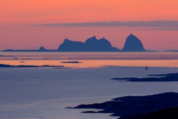 Træna fra Sjonfjellet, Nesna.