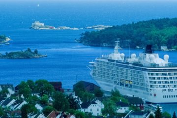 Cruiseskip, Lillesand.