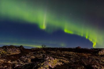 Nordlys ved Gaustablikk, Tinn.