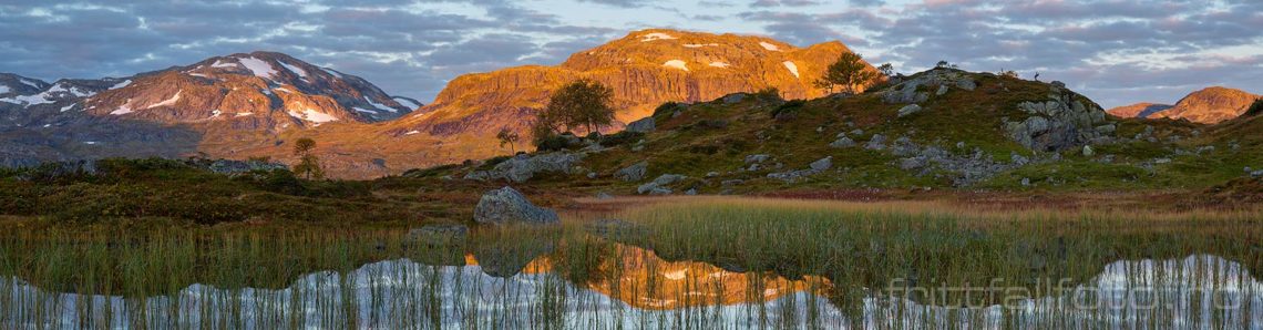 Morgenstemning på Haukelifjell, Vinje, Telemark.<br>Bildenr 20170917-058-062.