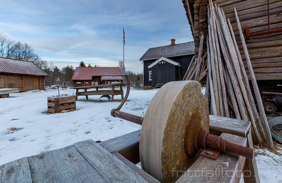 Ved Bøensætre, Aremark, Østfold.<br>Bildenr 20190112-401.