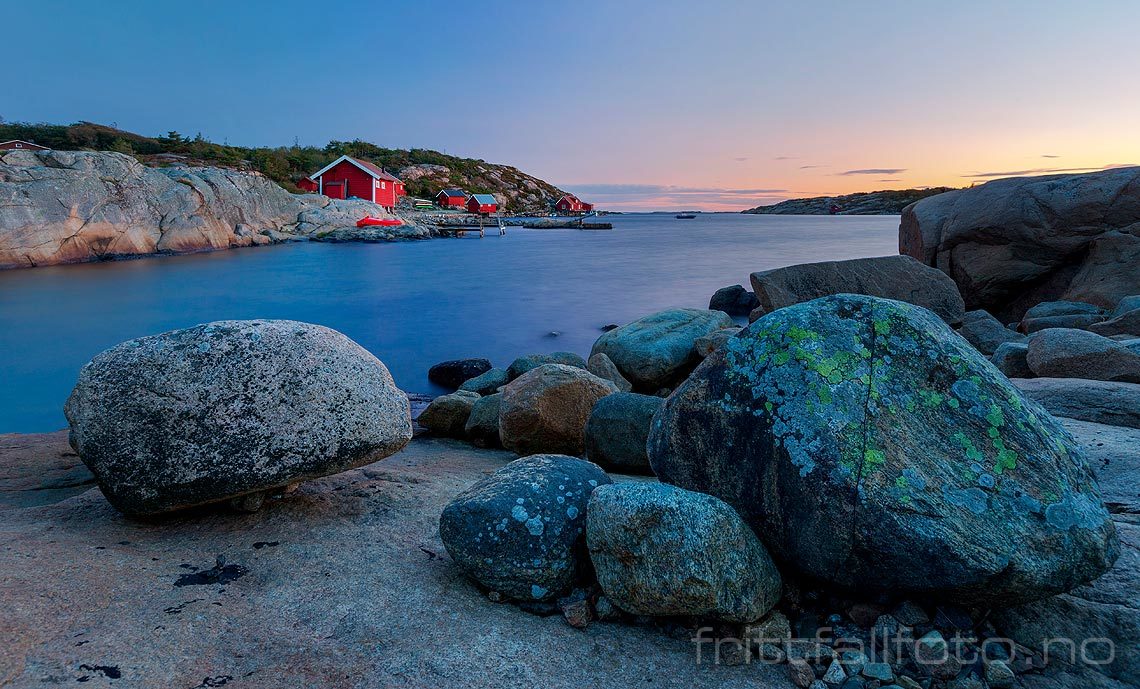 Septemberkveld ved Kuvauen på Vesterøy, Hvaler, Østfold.<br>Bildenr 20190916-181.