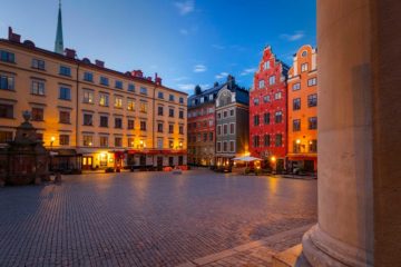 Stortorget i Gamla Stan, Stockholm, Sverige.