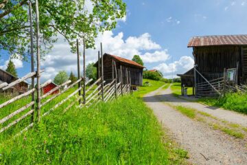 Eidskog bygdetun Almenninga. Eidskog, Innlandet.