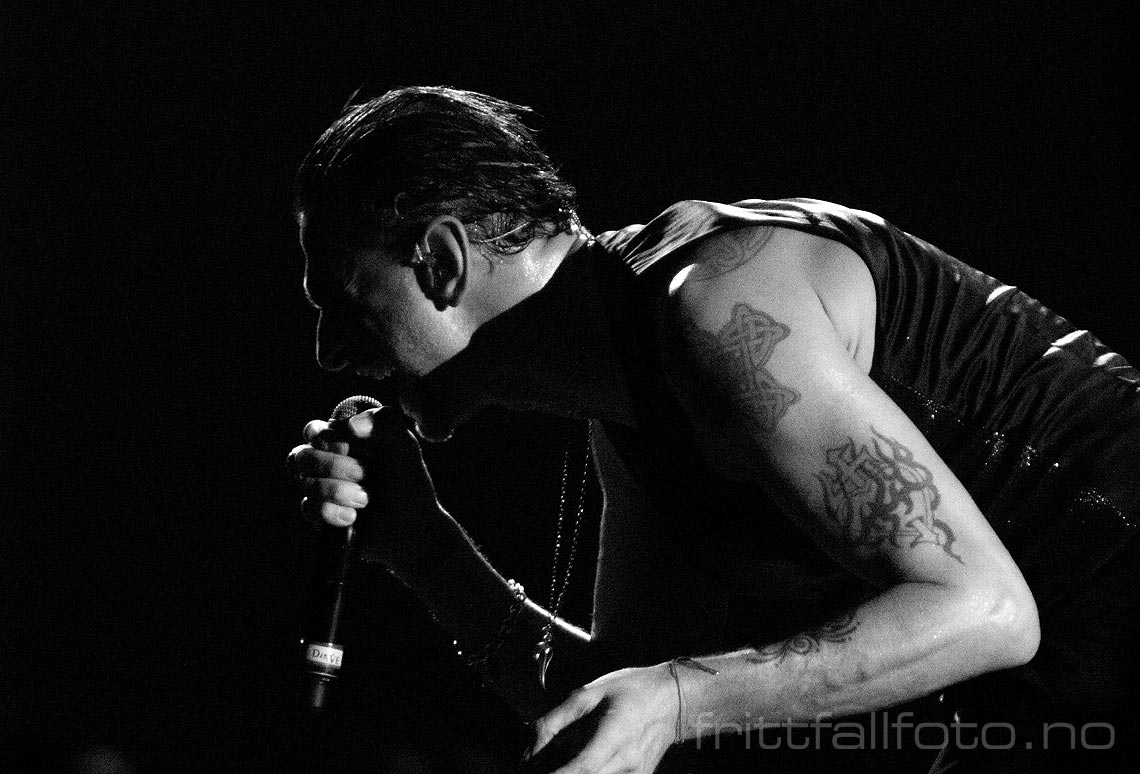 Depeche Mode i Telenor Arena 13. desember 2013. David Gahan.<br>Bildenr 20131213-068.